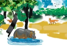 জলহস্তী কেন পানিতে থাকে